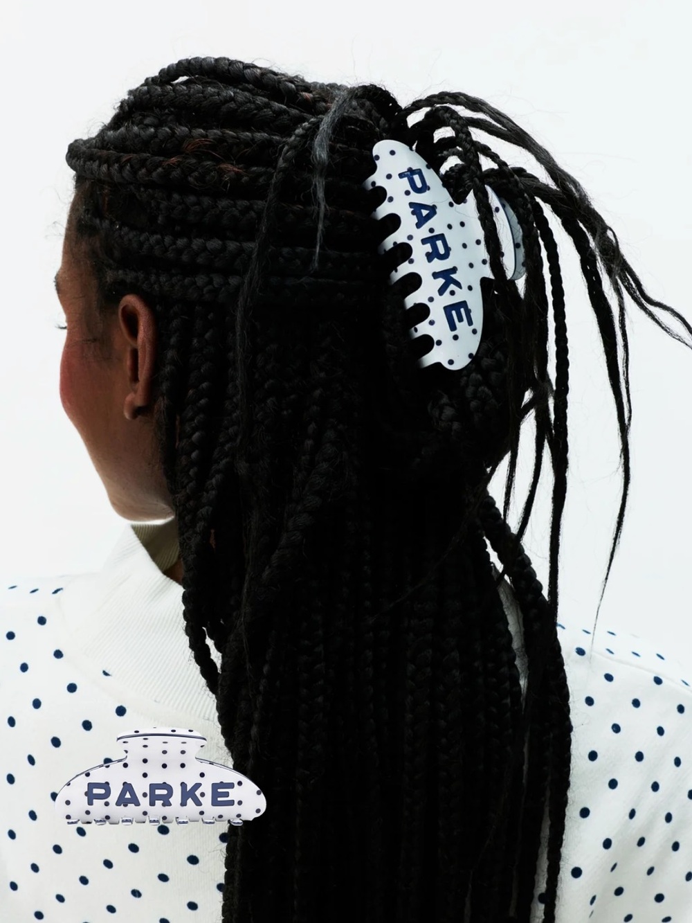 Parke Polka Dot Claw Clip
